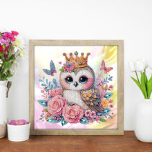 Load image into Gallery viewer, Diamond Painting - Partial Special Shaped - Owl (30*30CM)
