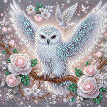 Load image into Gallery viewer, Diamond Painting - Partial Special Shaped - Owl (30*30CM)

