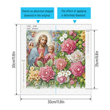 Load image into Gallery viewer, Diamond Painting - Partial Special Shaped - Our Lady of Jesus (30*30CM)
