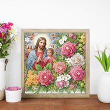 Load image into Gallery viewer, Diamond Painting - Partial Special Shaped - Our Lady of Jesus (30*30CM)
