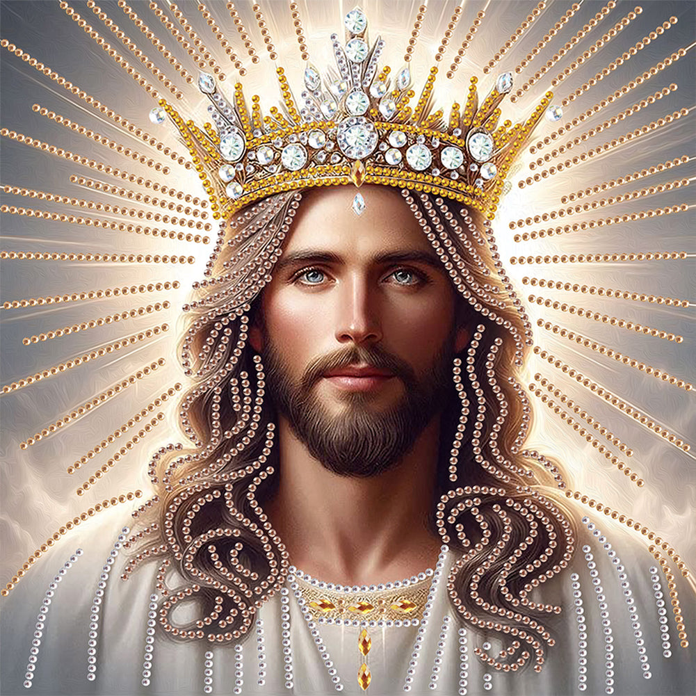Diamond Painting - Partial Special Shaped - Our Lady of Jesus (30*30CM)