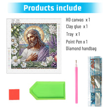 Load image into Gallery viewer, Diamond Painting - Partial Special Shaped - Our Lady of Jesus (30*30CM)
