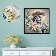 Load image into Gallery viewer, Diamond Painting - Partial Special Shaped - Our Lady of Jesus (30*30CM)
