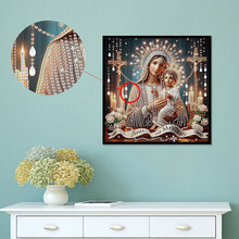 Load image into Gallery viewer, Diamond Painting - Partial Special Shaped - Our Lady of Jesus (30*30CM)
