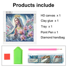 Load image into Gallery viewer, Diamond Painting - Partial Special Shaped - Our Lady of Jesus (30*30CM)
