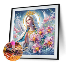 Load image into Gallery viewer, Diamond Painting - Partial Special Shaped - Our Lady of Jesus (30*30CM)
