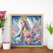 Load image into Gallery viewer, Diamond Painting - Partial Special Shaped - Our Lady of Jesus (30*30CM)
