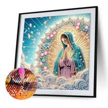 Load image into Gallery viewer, Diamond Painting - Partial Special Shaped - Our Lady of Jesus Jesus (30*30CM)
