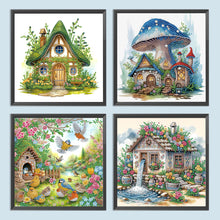 Load image into Gallery viewer, 4pcs Diamond Painting - Partial Special Shaped - House (30*30CM)
