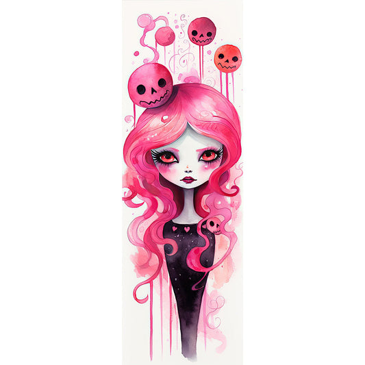 Diamond Painting - Full Round - Halloween witch (30*90CM)