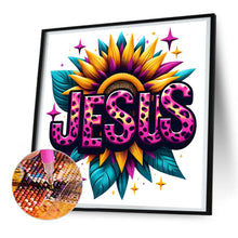 Load image into Gallery viewer, Diamond Painting - Full Round - Sunflower Jesus (30*30CM)
