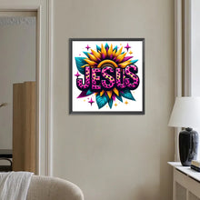 Load image into Gallery viewer, Diamond Painting - Full Round - Sunflower Jesus (30*30CM)
