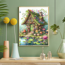 Load image into Gallery viewer, Diamond Painting - Full Round - Green butterfly house (40*50CM)
