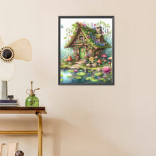 Load image into Gallery viewer, Diamond Painting - Full Round - Green butterfly house (40*50CM)
