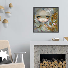 Load image into Gallery viewer, Diamond Painting - Full Round - Abstract girl (50*50CM)
