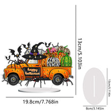 Load image into Gallery viewer, PET Halloween Pumpkin Car Desktop Diamond Art Kit Diamond Painting Desktop Decor
