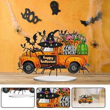 Load image into Gallery viewer, PET Halloween Pumpkin Car Desktop Diamond Art Kit Diamond Painting Desktop Decor
