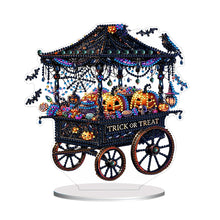 Load image into Gallery viewer, PET Halloween Pumpkin Car Desktop Diamond Art Kit Diamond Painting Desktop Decor
