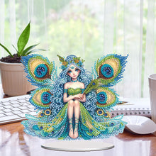 Load image into Gallery viewer, PET Elf Angel Girl Desktop Diamond Art Kits Diamond Painting Desktop Ornament
