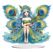 Load image into Gallery viewer, PET Elf Angel Girl Desktop Diamond Art Kits Diamond Painting Desktop Ornament
