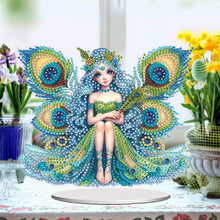 Load image into Gallery viewer, PET Elf Angel Girl Desktop Diamond Art Kits Diamond Painting Desktop Ornament
