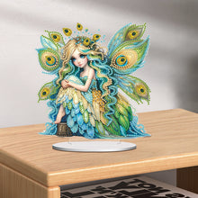 Load image into Gallery viewer, PET Elf Angel Girl Desktop Diamond Art Kits Diamond Painting Desktop Ornament
