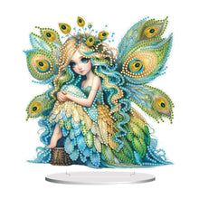 Load image into Gallery viewer, PET Elf Angel Girl Desktop Diamond Art Kits Diamond Painting Desktop Ornament
