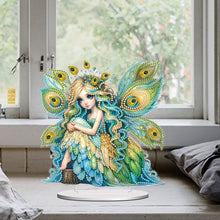Load image into Gallery viewer, PET Elf Angel Girl Desktop Diamond Art Kits Diamond Painting Desktop Ornament
