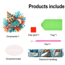 Load image into Gallery viewer, PET Beautiful Shells Desktop Diamond Art Kits Diamond Painting Desktop Ornament
