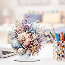 Load image into Gallery viewer, PET Beautiful Shells Desktop Diamond Art Kits Diamond Painting Desktop Ornament
