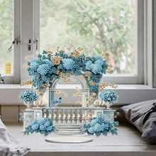 Load image into Gallery viewer, PET Courtyard Garden Desktop Diamond Art Kits Diamond Painting Desktop Ornament
