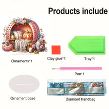 Load image into Gallery viewer, PET Pumpkin Bed DIY Desktop Diamond Art Kits Diamond Painting Desktop Ornament
