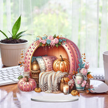 Load image into Gallery viewer, PET Pumpkin Bed DIY Desktop Diamond Art Kits Diamond Painting Desktop Ornament
