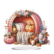 Load image into Gallery viewer, PET Pumpkin Bed DIY Desktop Diamond Art Kits Diamond Painting Desktop Ornament

