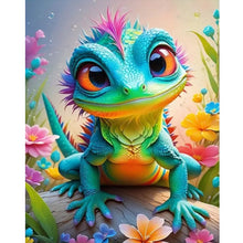 Load image into Gallery viewer, Diamond Painting - Full Round - Lizard (40*50CM)
