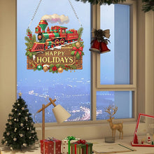 Load image into Gallery viewer, Christmas Acrylic Single-Side Diamond Painting Hanging Pendant Decor (Train)
