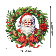 Load image into Gallery viewer, Christmas Acrylic Single-Side Diamond Painting Hanging Pendant (Santa Claus)
