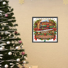 Load image into Gallery viewer, Diamond Painting - Partial Special Shaped - Christmas train (40*40CM)
