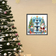 Load image into Gallery viewer, Diamond Painting - Partial Special Shaped - Christmas fountain (40*40CM)
