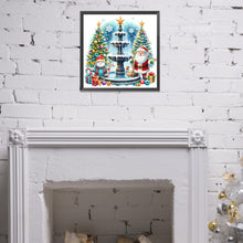 Load image into Gallery viewer, Diamond Painting - Partial Special Shaped - Christmas fountain (40*40CM)
