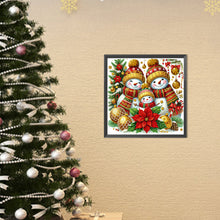 Load image into Gallery viewer, Diamond Painting - Partial Special Shaped - Christmas snowman (40*40CM)
