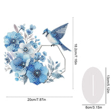 Load image into Gallery viewer, Christmas Table Top Diamond Painting Ornament Kits for Home Decor (Blue Tit)
