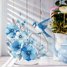 Load image into Gallery viewer, Christmas Table Top Diamond Painting Ornament Kits for Home Decor (Blue Tit)
