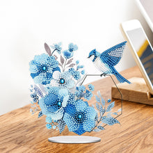 Load image into Gallery viewer, Christmas Table Top Diamond Painting Ornament Kits for Home Decor (Blue Tit)
