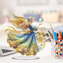 Load image into Gallery viewer, Christmas Table Top Diamond Painting Ornament Kits for Home Decor (Xmas Angel)
