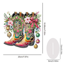 Load image into Gallery viewer, Christmas Table Top Diamond Painting Ornament Kits for Home Decor (Xmas Boots)
