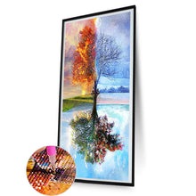 Load image into Gallery viewer, Diamond Painting - Full Round - Four Seasons Tree (45*85CM)
