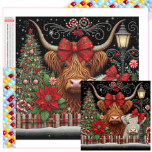 Load image into Gallery viewer, Diamond Painting - Full Square - Christmas Yak (30*30CM)
