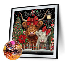 Load image into Gallery viewer, Diamond Painting - Full Square - Christmas Yak (30*30CM)
