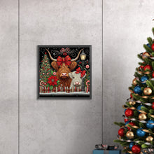 Load image into Gallery viewer, Diamond Painting - Full Square - Christmas Yak (30*30CM)
